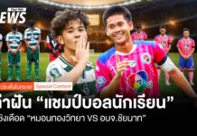 คู่ชิงเดือด “หมอนทองวิทยาVS อบจ.ชัยนาท” ล่าฝันแชมป์บอลนักเรียน | Thai PBS News ข่าวไทยพีบีเอส